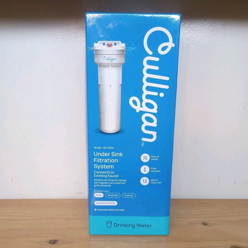 Culligan US-600A Under Sink Water Filtration System w/D-20A &‎ SW-5A Wrench